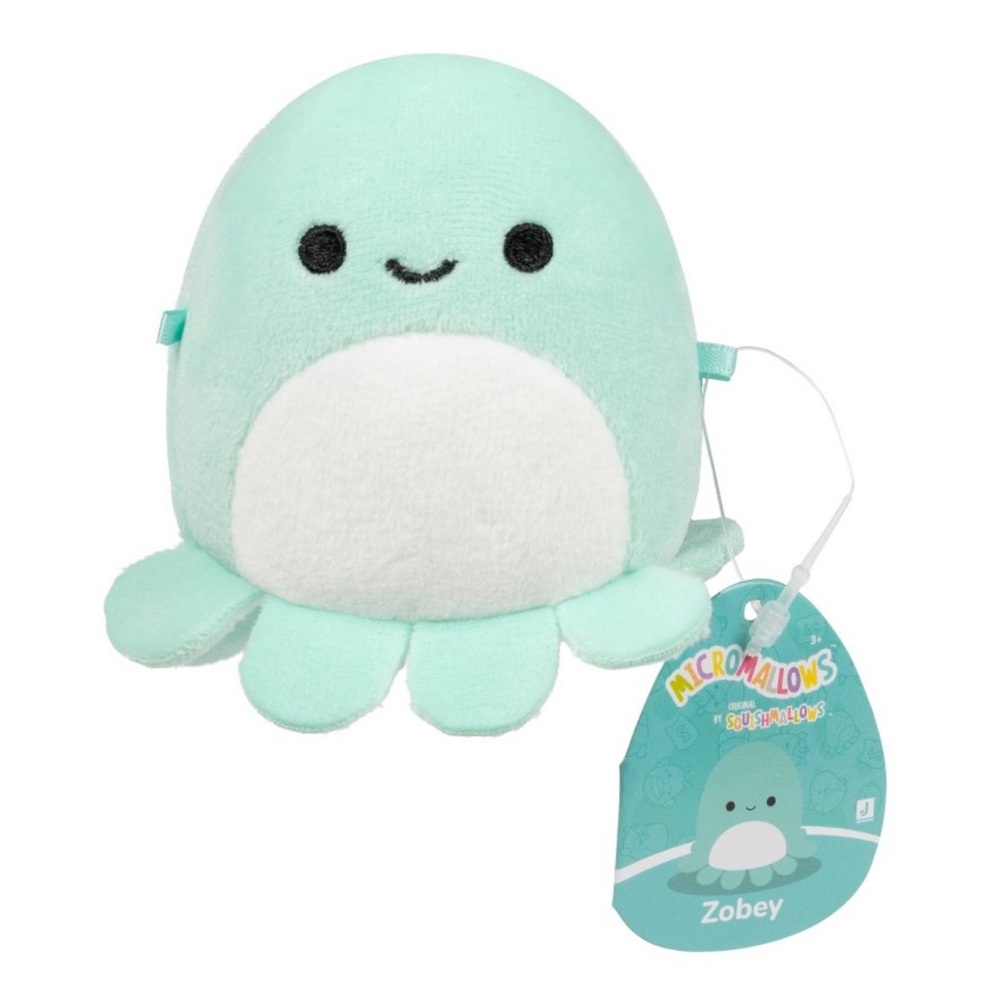 ZOBEY Squishmallows Octopus Micromallows 2.5" NWT Plush- S1